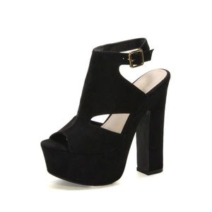 Bamboo “Leela” Platform Chunky Heel Sandal